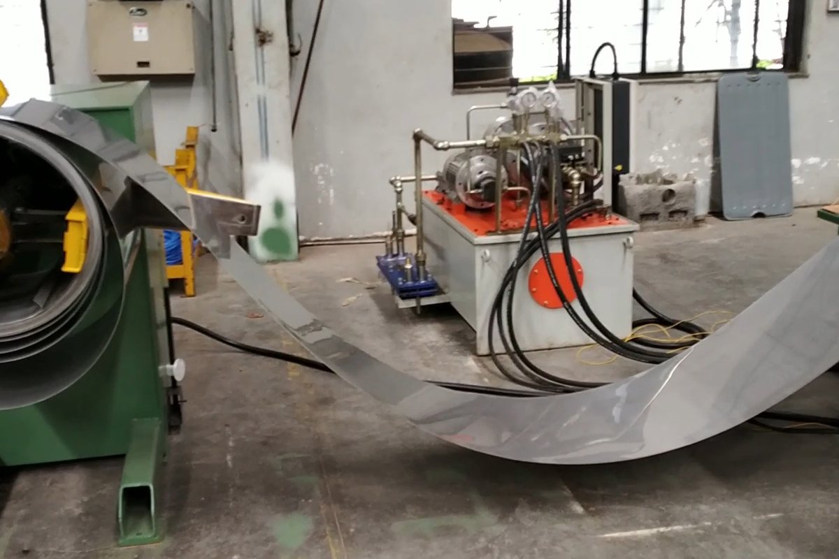 Panels formed from cold-rolled steel rolls